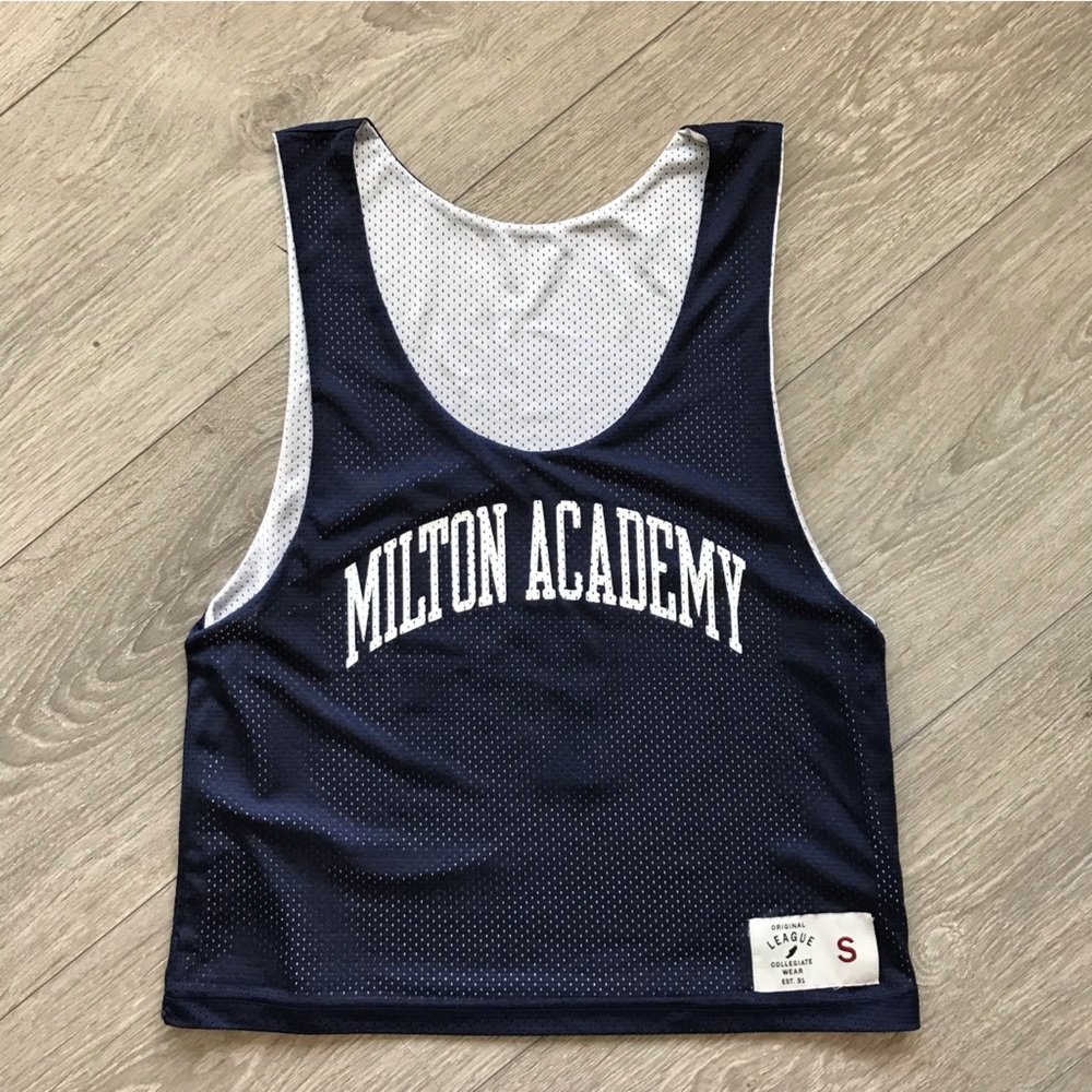 Milton Academy Reversible Jersey Tank Top